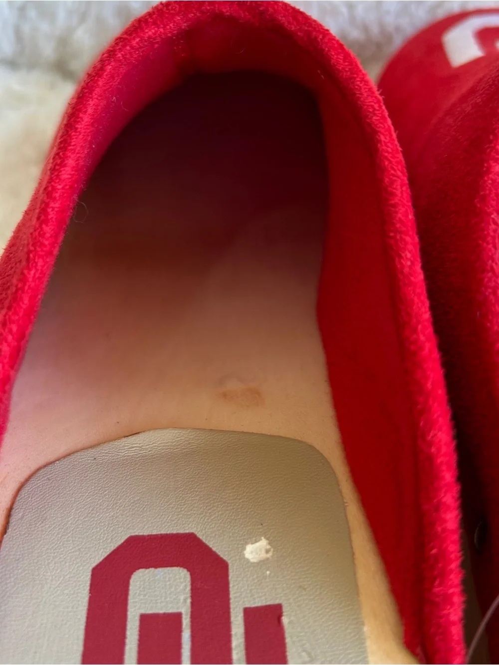 NWT Oklahoma Sooners OU Wood Clogs - Picture 8 of 11